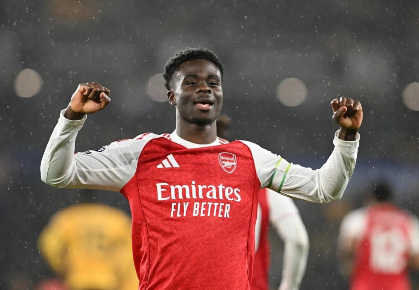 bukayo-saka-celebrates-scoring-1-69a18f5a1192c CĐV đồng loạt nói kết quả bốc thăm Champions League đã bị 'gian lận' 799781