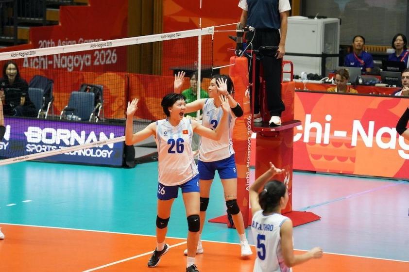 Truyền thông Hàn dậy sóng sau khi đánh bại tuyển bóng chuyền nữ Việt Nam tại ASIAD 2026
