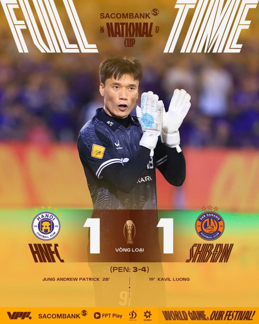 Việt kiều Pháp tỏa sáng, Hà Nội FC chia điểm đầy tiếc nuối
