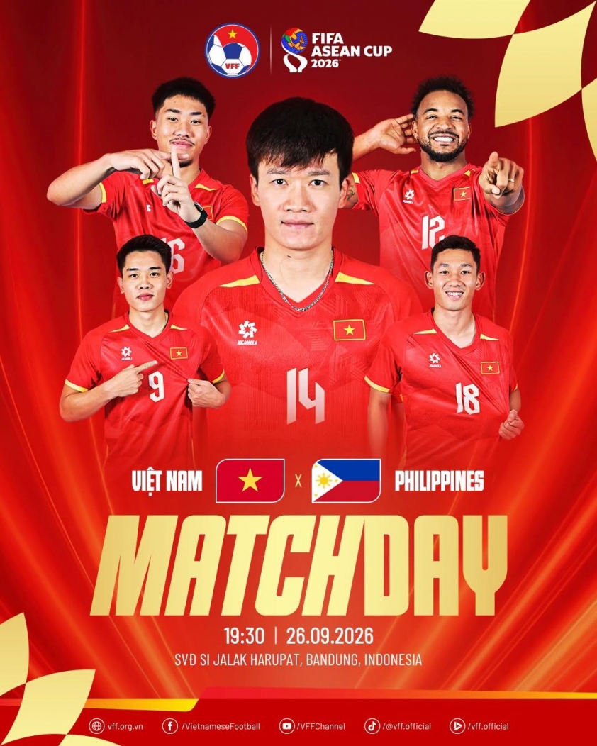 Link xem trực tiếp Việt Nam vs Philippines, 19h30 hôm nay 26/9
