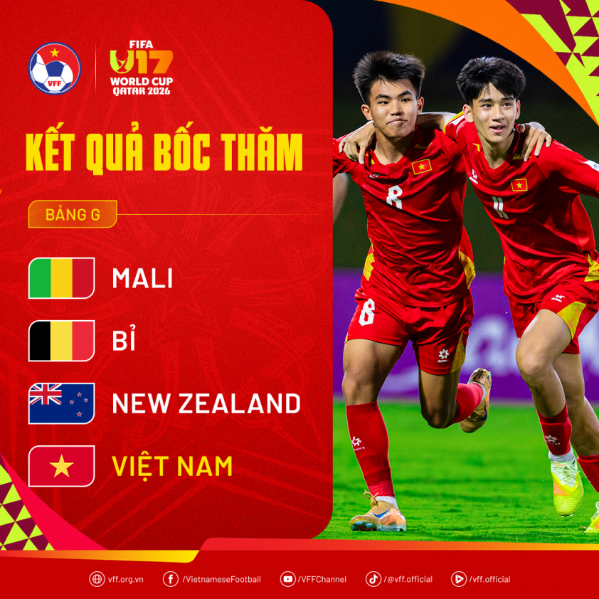 NÓNG: Đối thủ yếu nhất của U17 Việt Nam ở World Cup thua sốc đội ĐNÁ